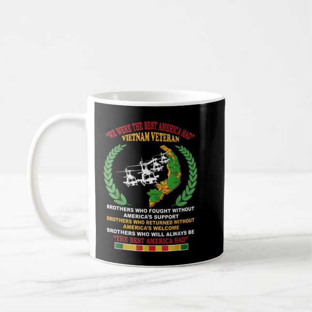 Wir waren das beste Amerika, das Vietnam Veteran B Kaffeetasse (Links)
