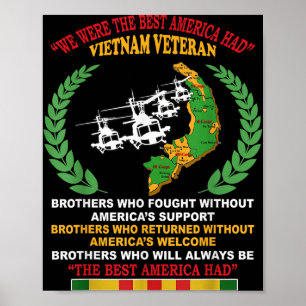 Wir waren das beste Amerika, das Vietnam Veteran B Poster