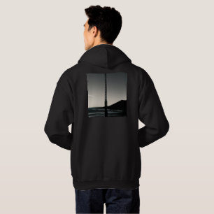Wir waren hier Männer, die schwarz gekleidetes Swe Hoodie
