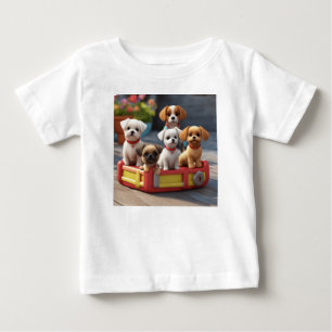Wir warten auf die Leckerlis Baby T-shirt