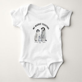Wir watscheln zusammen - Babys Body Baby Strampler