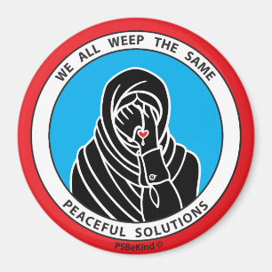 Wir weinen alle gleich 3 Red_3” Magnet