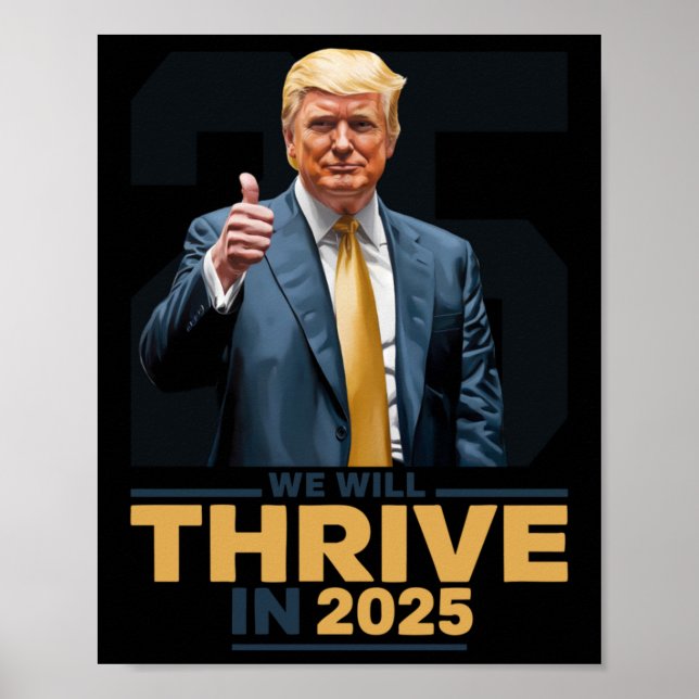 Wir werden 2025 gedeihen! poster (Vorne)