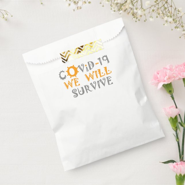 Wir werden COVID19 überleben Geschenktütchen (Versiegelt)