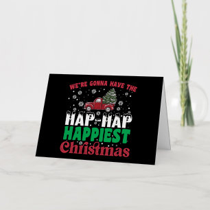 Wir werden das glückliche, glückliche Weihnachten 