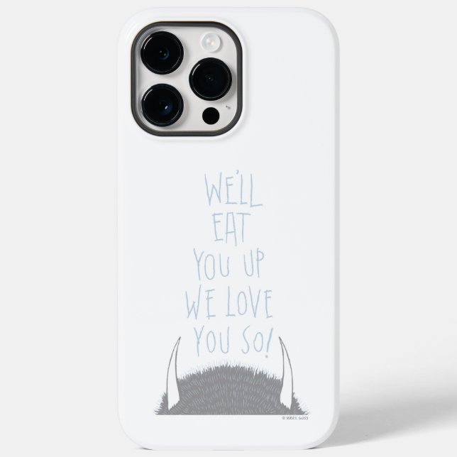 Wir werden dich aufessen, wir Liebe dich so! - Bla Case-Mate iPhone Hülle (Rückseite)