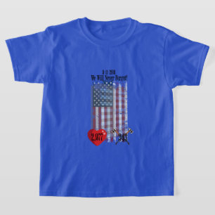 "Wir werden es nie vergessen! 9/11/2001" Jungen T- T-Shirt