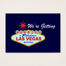 Wir werden in der Fabulous Las Vegas Card heiraten