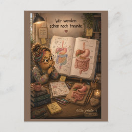 Wir werden schon noch Freunde Postkarte