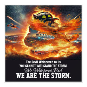 WIR WERDEN STEIGEN FOTODRUCK