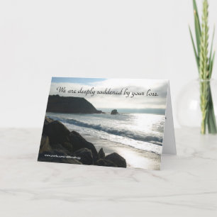 Wir werden tief, Beileid-Karte betrübt Karte