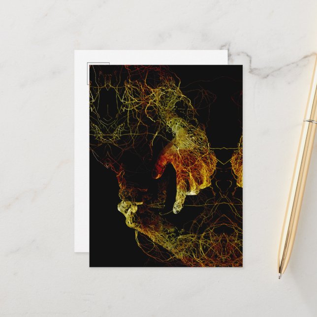 Wir werden uns eines Tages treffen Postkarte (Vorderseite/Rückseite Beispiel)