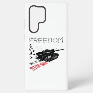 Wir wollen Weltfrieden und Freiheit, stoppt den Kr Samsung Galaxy Hülle