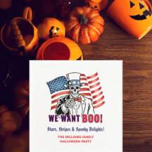Wir Wollte Boo Patriotic Halloween Costume Party