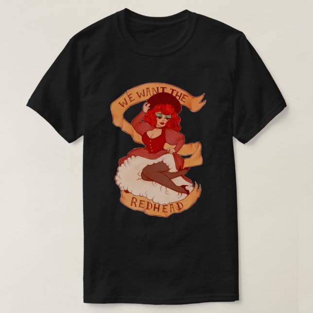 Wir Wollte die Redhead T-Shirt (Design vorne)