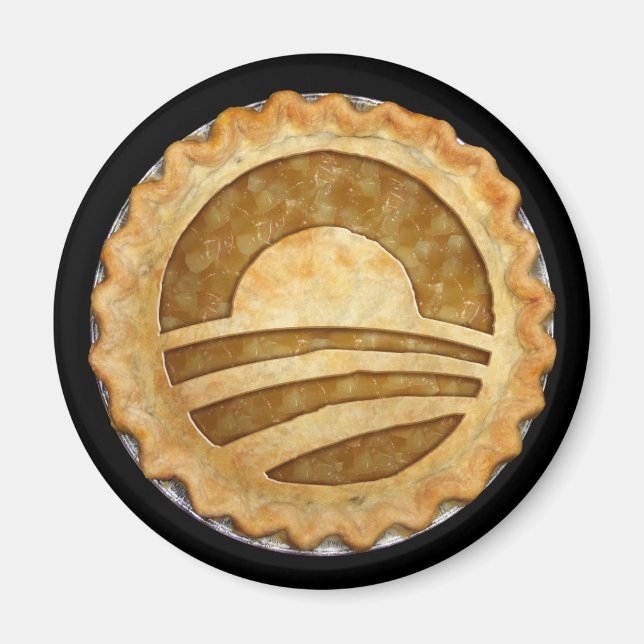 "Wir Wollte Kuchen!" Obama Pie Magnet (Vorne)
