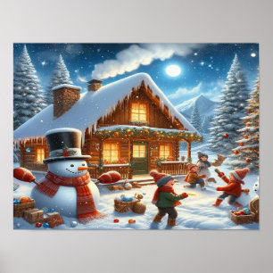 Wir wünschen ein frohes Weihnachten - O22 Poster