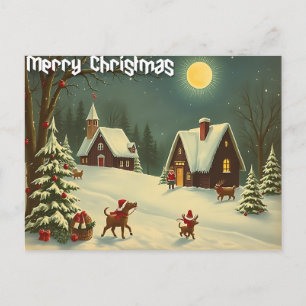 Wir wünschen ein frohes Weihnachtsfest - 003 Feiertagspostkarte