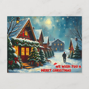 Wir wünschen ein frohes Weihnachtsfest - 010 Feiertagspostkarte