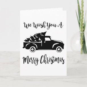 WIR WÜNSCHEN EINEN FRÖHLICHEN WEIHNACHTEN LKW-STYL