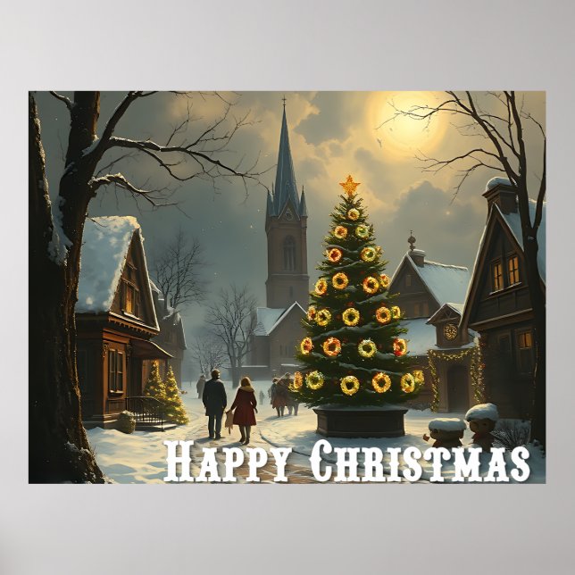 Wir wünschen frohe Weihnachten - O11 Poster (Vorne)