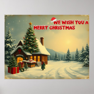 Wir wünschen frohe Weihnachten - O12 Poster