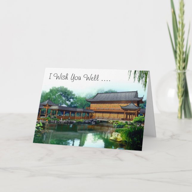 Wir wünschen Ihnen alles Gute ... Karte (Vorderseite)