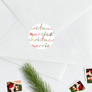 Wir wünschen Ihnen, dass Sie sich das neue Jahr mi Runder Aufkleber