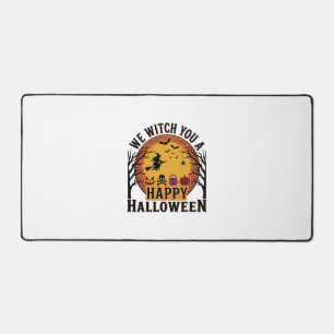 Wir wünschen Ihnen ein frohes Halloween Vintage Schreibtischunterlage