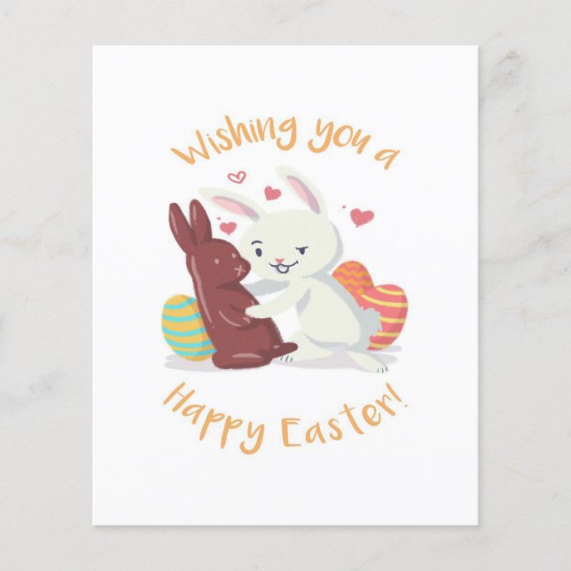 Wir wünschen Ihnen ein frohes Ostern! Flyer (Vorne)