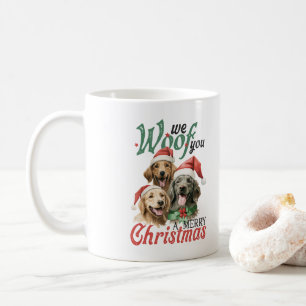 Wir wünschen Ihnen ein frohes Weihnachten Vintage- Kaffeetasse