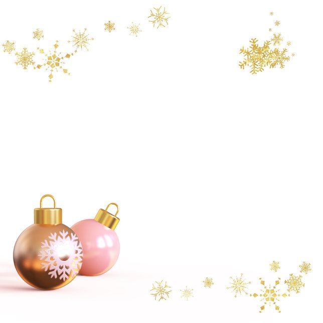 Wir wünschen Ihnen ein frohes Weihnachts-Kranz-Mon Quadratischer Aufkleber (Von Creator hochgeladen)