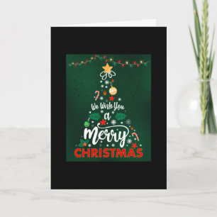 WIR WÜNSCHEN IHNEN EIN "FROHES WEIHNACHTSFEST" FEIERTAGSKARTE