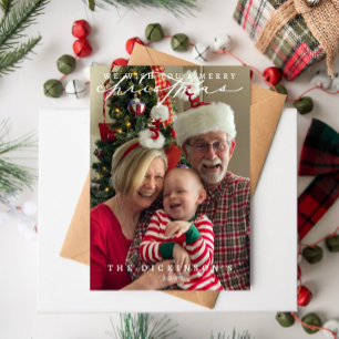 Wir wünschen Ihnen ein frohes Weihnachtsfest Feiertagskarte