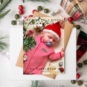 Wir wünschen Ihnen ein frohes Weihnachtsfest in de Feiertagskarte