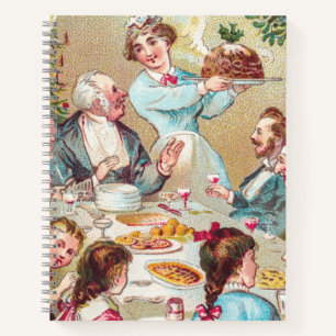 Wir wünschen Ihnen ein frohes Weihnachtsfest - Vin Notizbuch