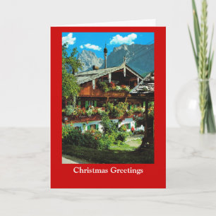 Wir wünschen Ihnen ein frohes Weihnachtsfest, Vint Feiertagskarte