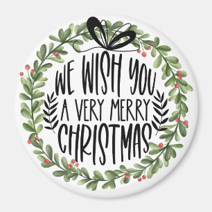 Wir wünschen Ihnen ein frohes Weihnachtswasser Magnet