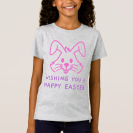 Wir wünschen Ihnen ein glückliches Ostern-Bunny-Ki T-Shirt