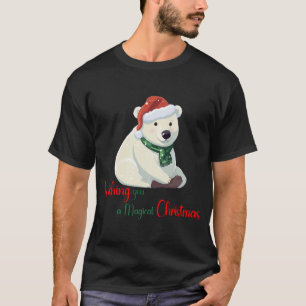 Wir wünschen Ihnen ein magisches Weihnachtsbär T-Shirt