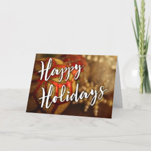 Wir wünschen Ihnen eine frohe Weihnachts-Foto Typo Feiertagskarte