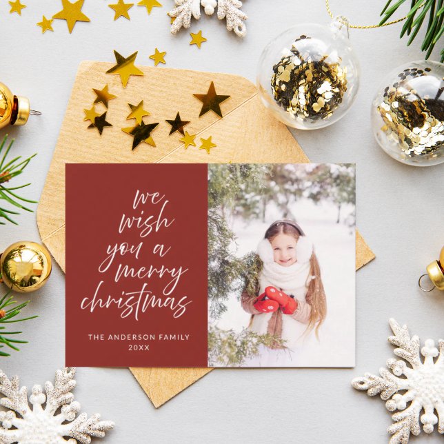 Wir wünschen Ihnen eine frohe Weihnachts-Foto-Urla Einladung (Von Creator hochgeladen)