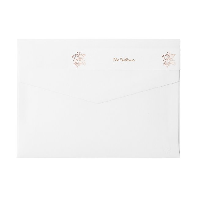 Wir wünschen Ihnen eine frohe Weihnachts-Rose (Rückseite)