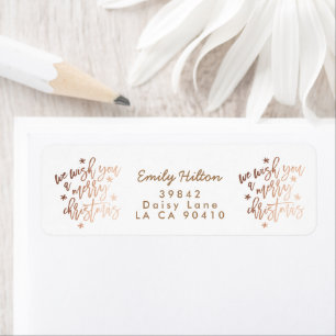 Wir wünschen Ihnen eine frohe Weihnachts-Rose