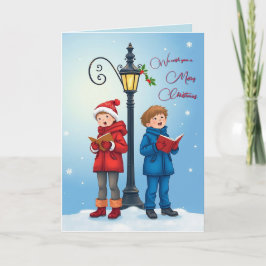 Wir wünschen Ihnen eine frohe Weihnachtskarte Karte