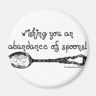 Wir wünschen Ihnen eine Fülle von Spoons Magnet
