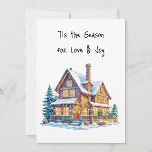 Wir wünschen Ihnen eine warme Weihnachtszeit Feiertagskarte