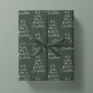 Wir wünschen Ihnen einen angenehmen Weihnachts-Grü Geschenkpapier