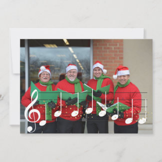 Wir wünschen Ihnen einen frohen Weihnachtsmusiksta Feiertagskarte