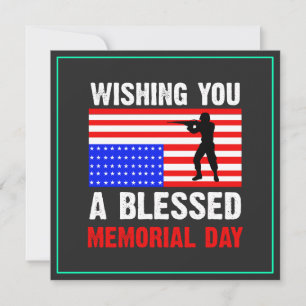 Wir wünschen Ihnen einen gesegneten Memorial Day-6 Einladung